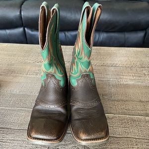 Justin square toe boots